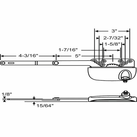 STRYBUC Split Arm Casement Operator 36-411-3E